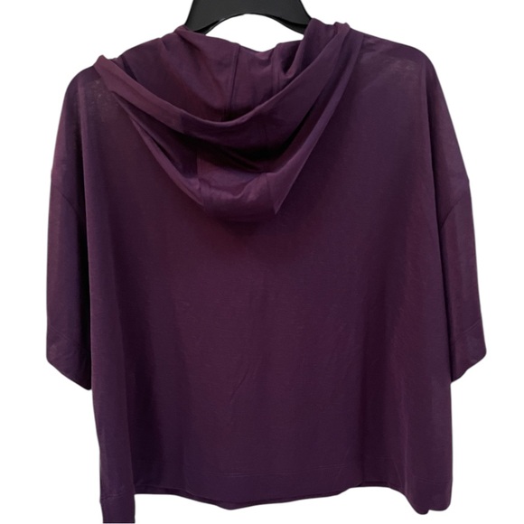 Athleta Vapor Hooded Tee Purple M NWT - Picture 9 of 10